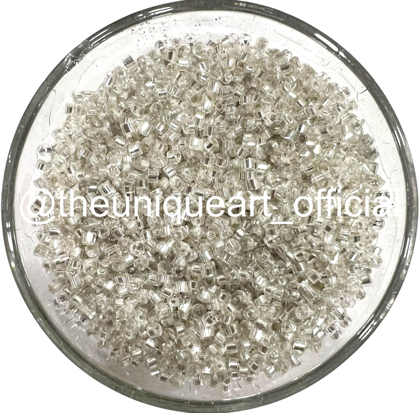 Silver Cut Beads