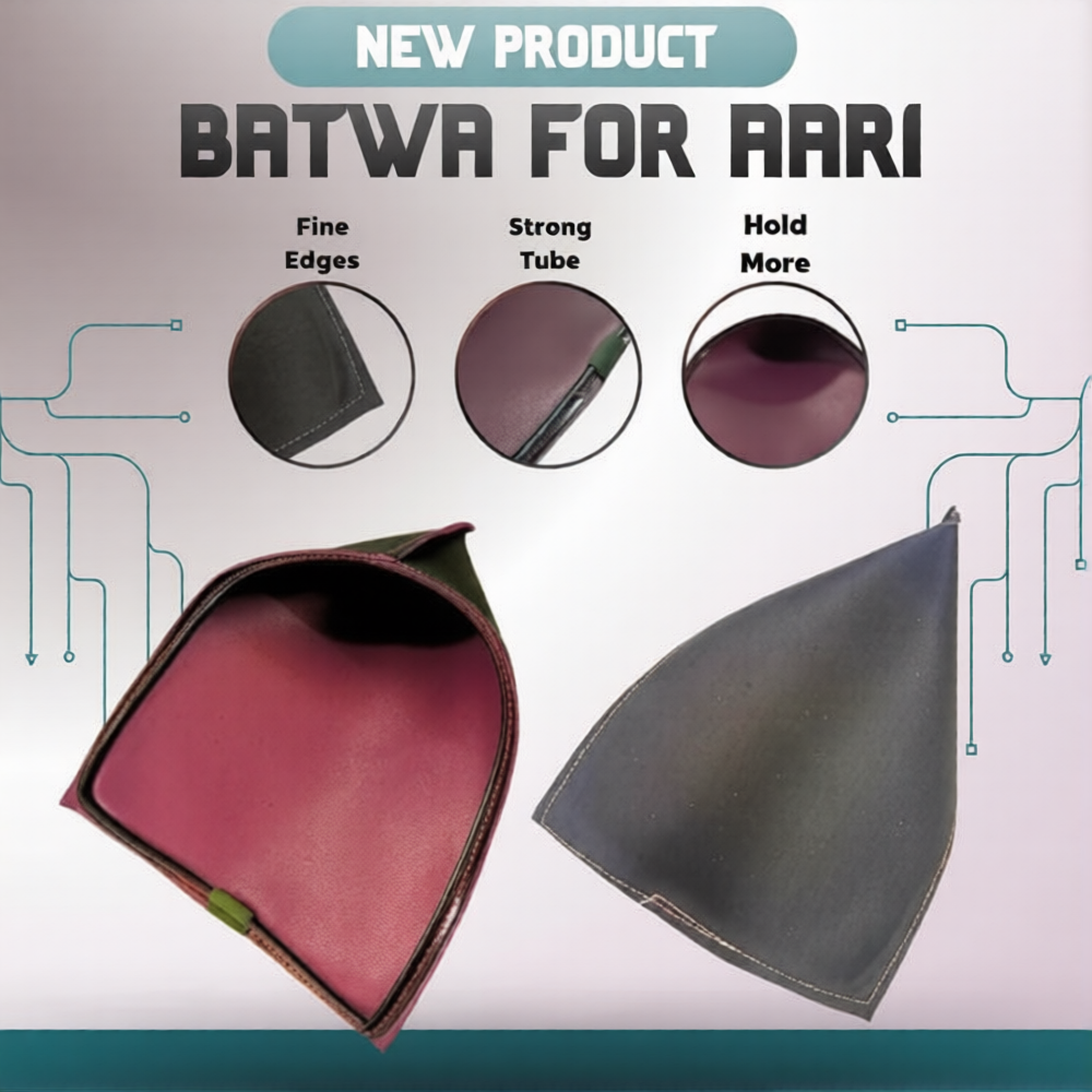 Batwa for Aari Work (Bead Storage Tray & Pouch) for Bead Loading & Embroidery