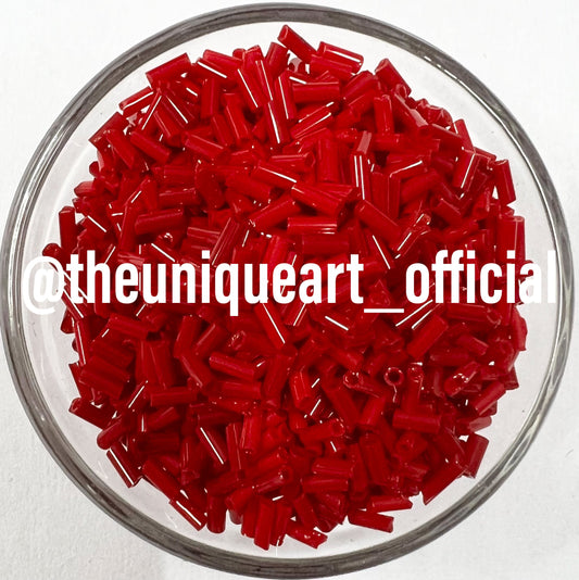 Maroon Opaque Glass Tube