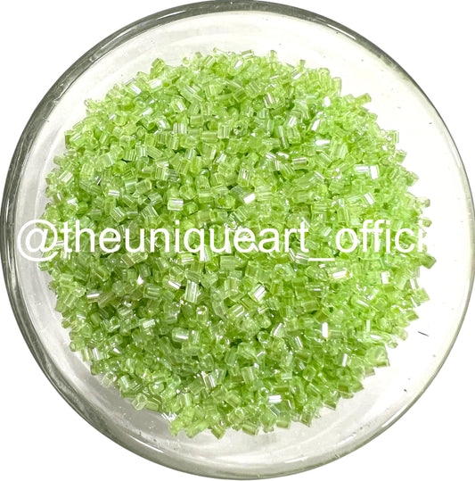 Light Green Cut Beads (Cutdana)