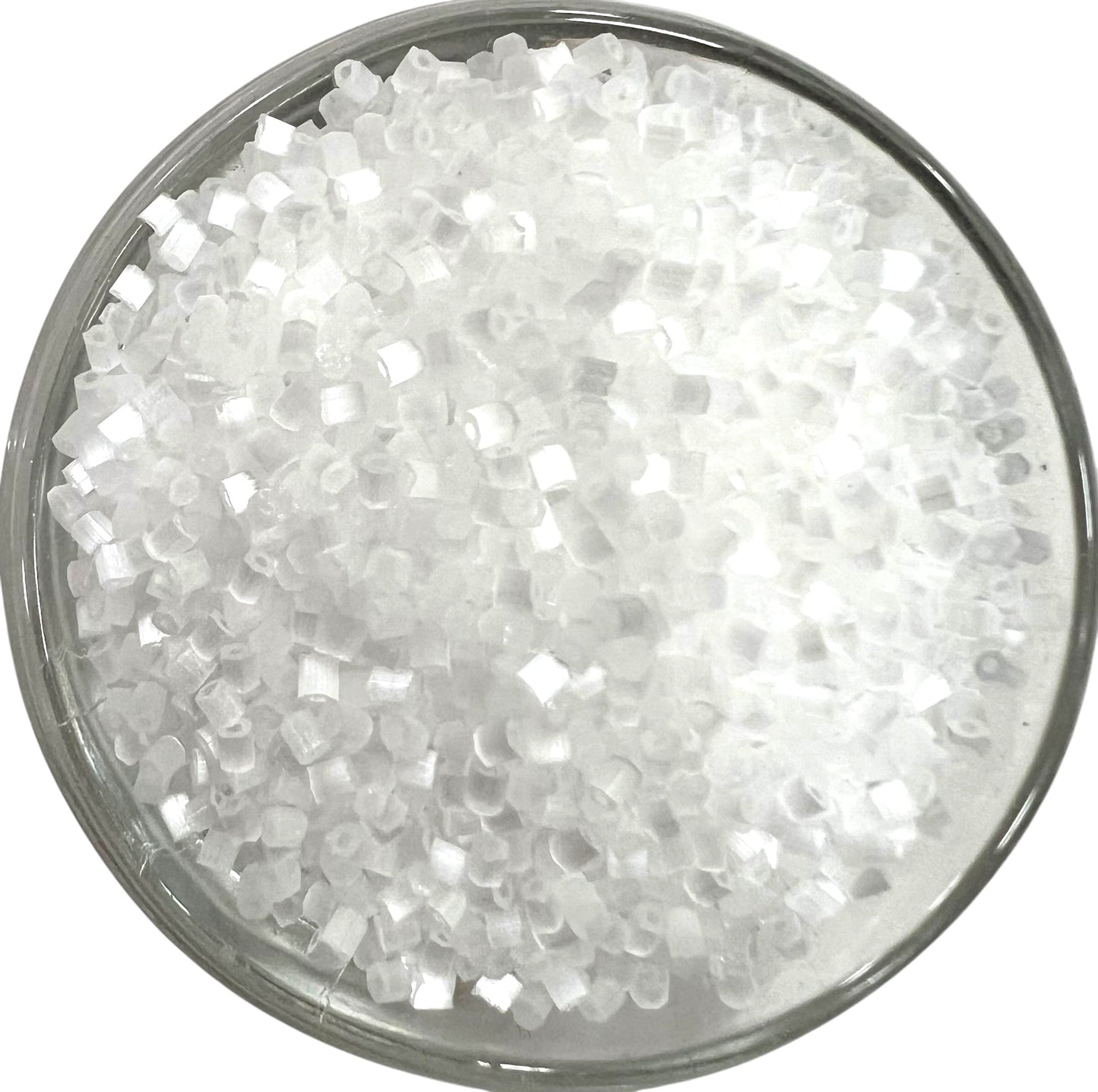 Pearl White Cut Beads