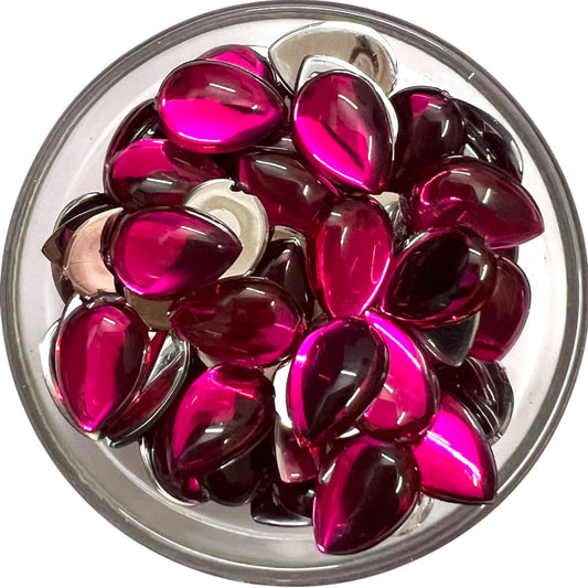 Dark Pink/ Rani 10x14 Drop Acrylic Flat Base