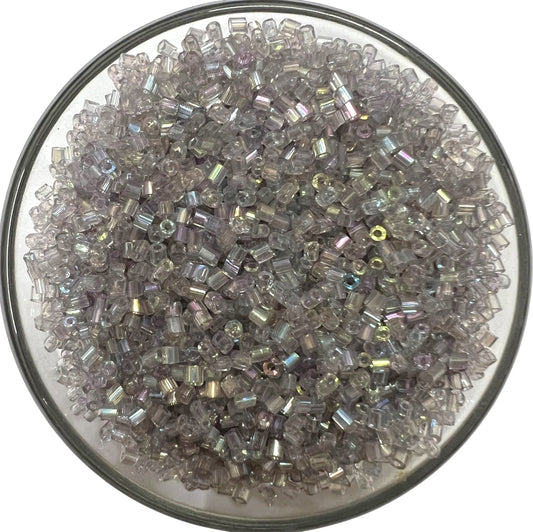 Grey Rainbow Glass Cut Beads (Cutdana) for Aari Work, Embroidery & Jewelry Making