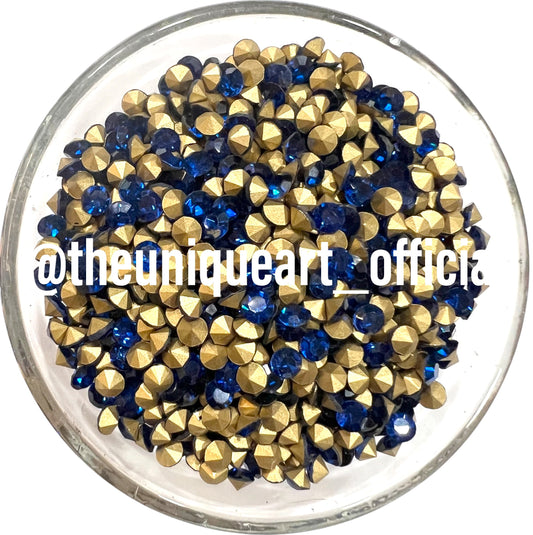 Blue 16ss Zircon Glass Stone