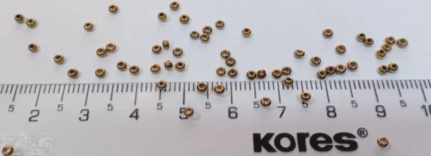 Antique Gold Sugar Beads for Aari Work, Embroidery & Jewelry Making