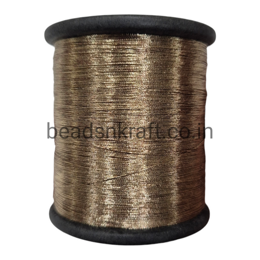 Dark Antique Golden Zari Threads