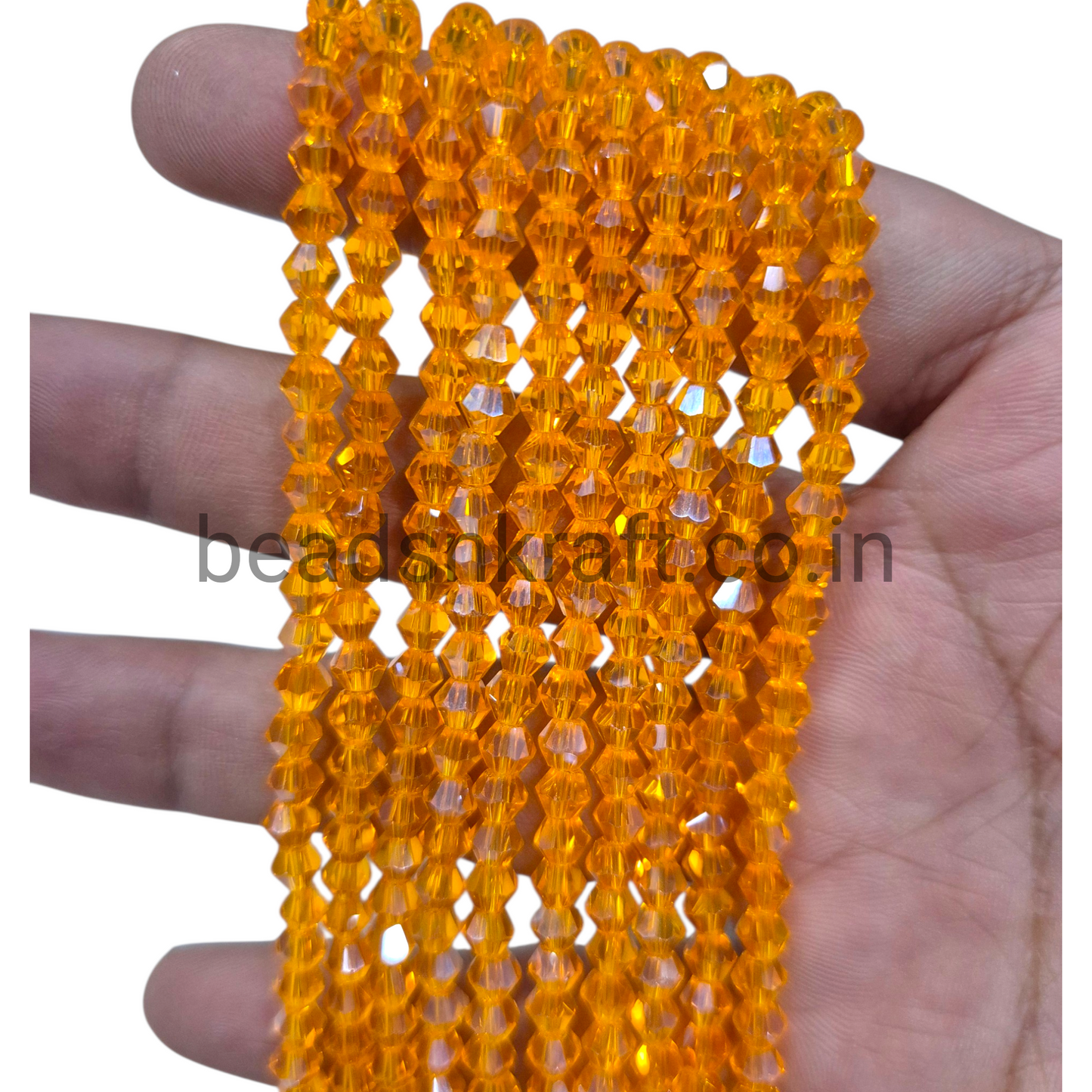 Golden Yellow 4mm New Cut Crystal