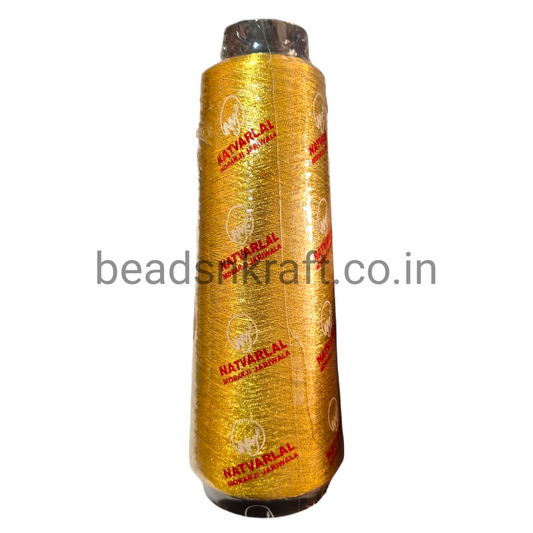 Zari Cone Thread Golden (Single Strand)