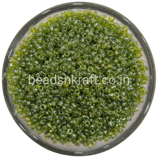 Olive Green Sugar Beads