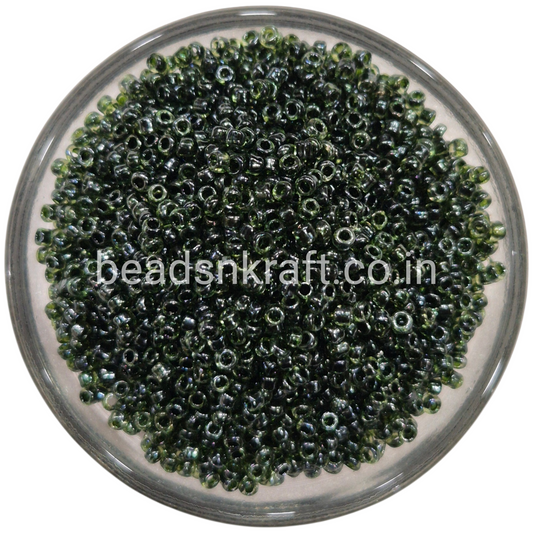 Mehandi Green Sugar Beads