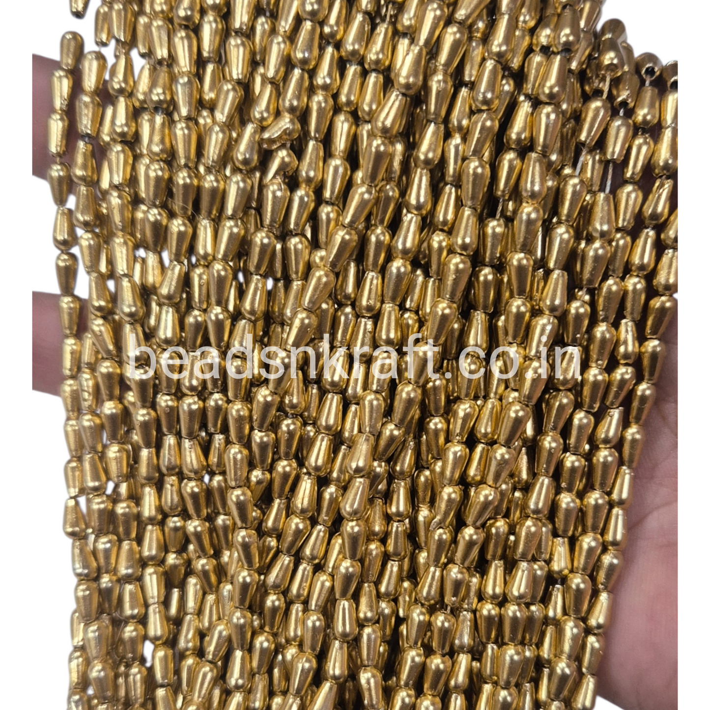 Wheat Beads Dull Gold
