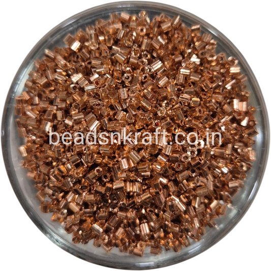 Copper Glass Cut Beads (Cutdana) for Aari Work, Embroidery & Jewelry Making