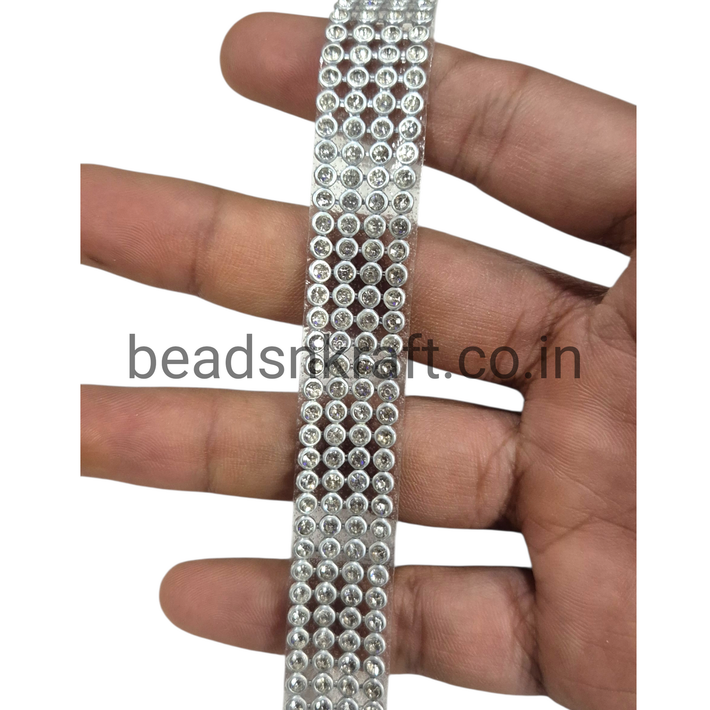 4 line Silver Lace 45cm