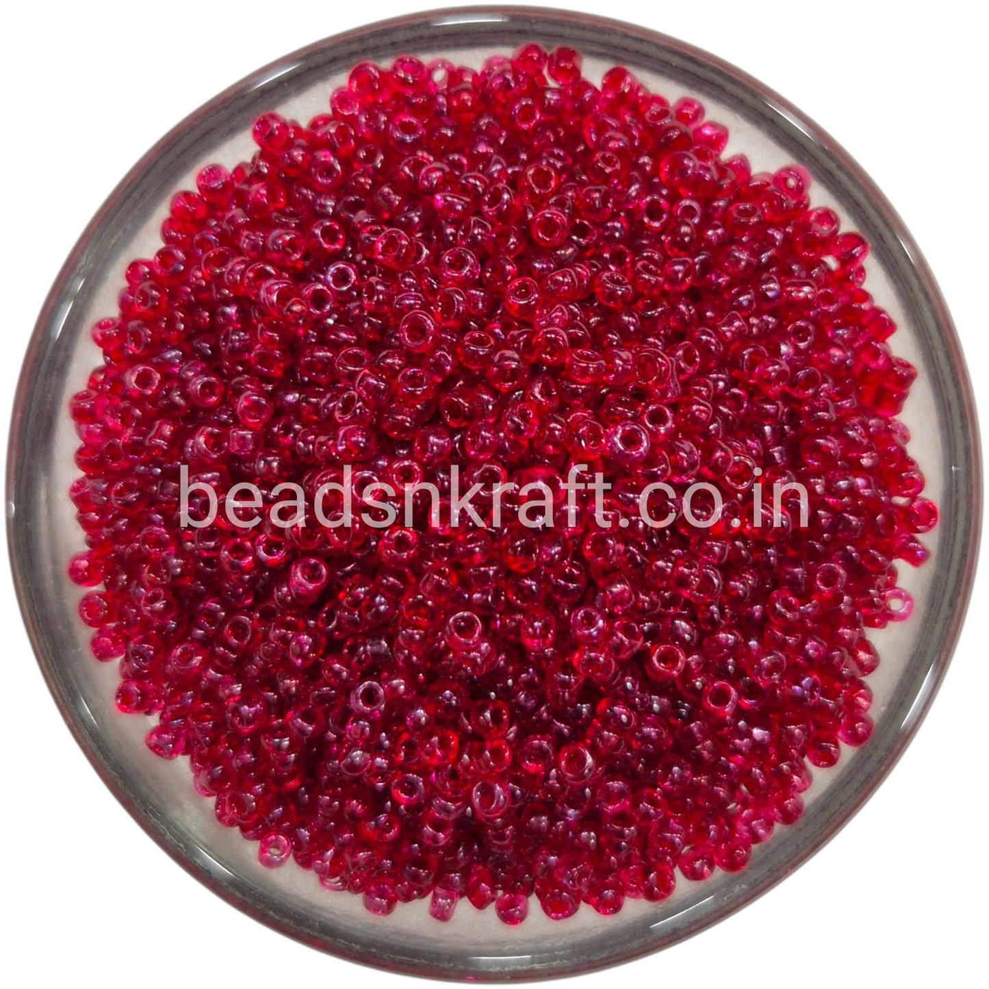 Dark Red Sugar Beads for Aari Work, Embroidery & Jewelry Making