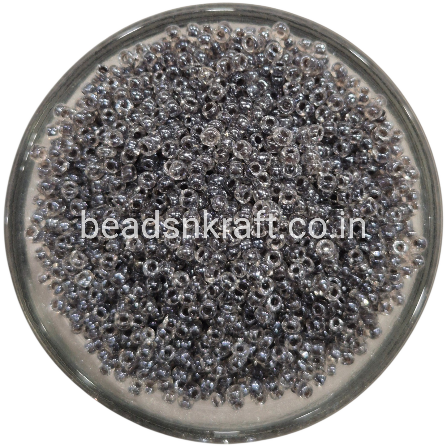 Grey Sugar Beads for Aari Work, Embroidery & Jewelry Making