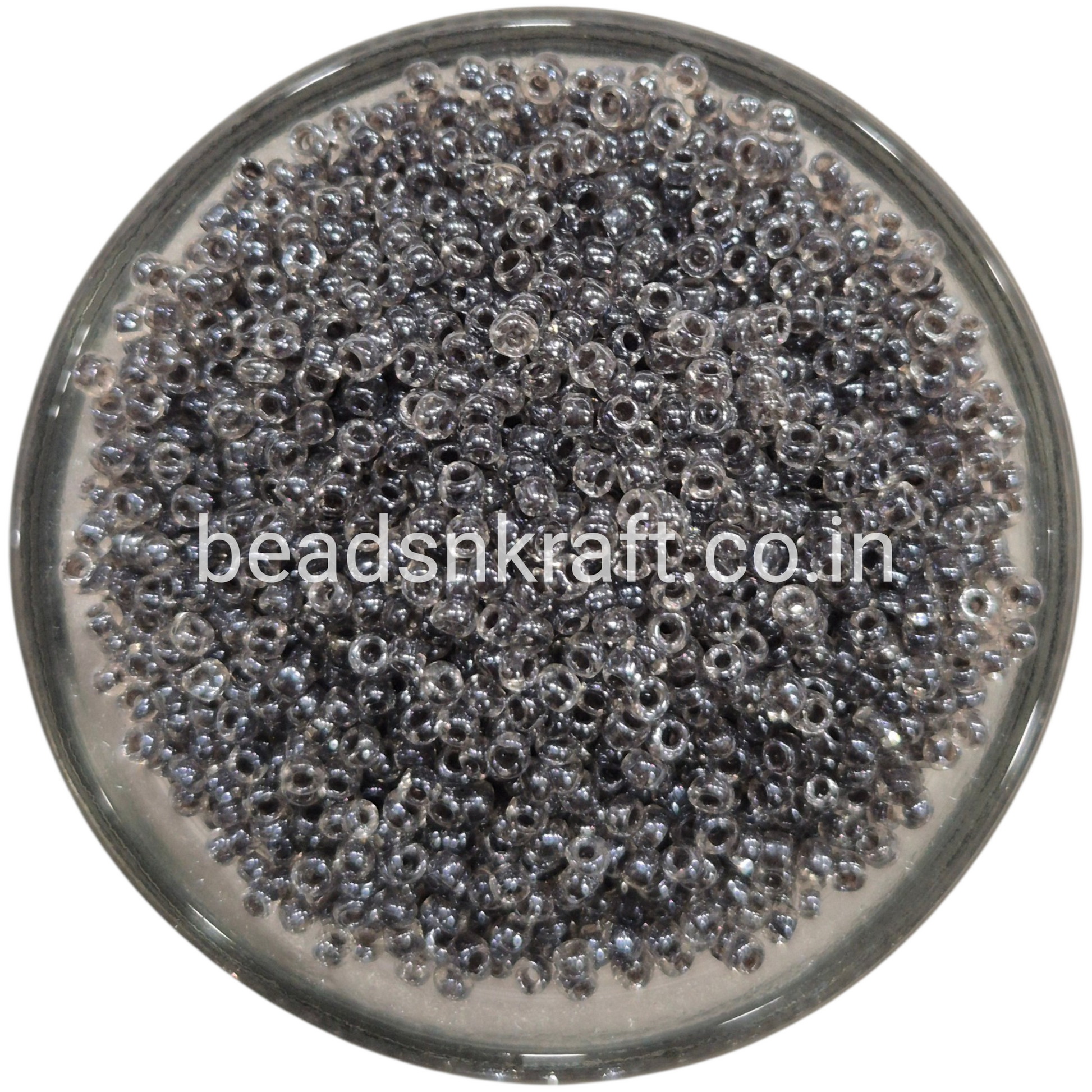 Grey Sugar Beads for Aari Work, Embroidery & Jewelry Making