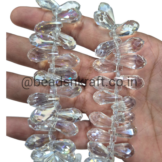 Side Hole High Quality Drop Machine Cut Crystal