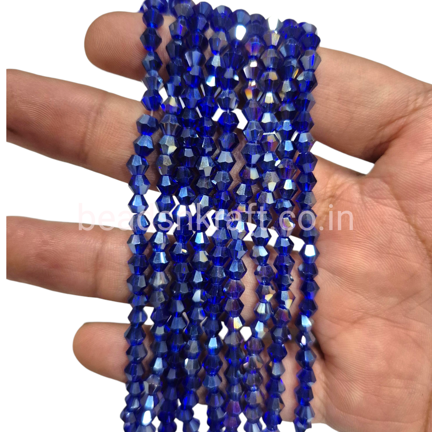 Blue 4mm New Cut Crystal