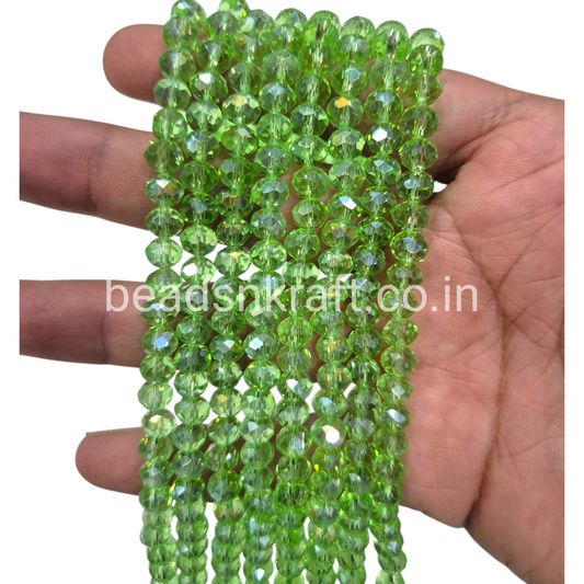 Light Green 6mm Round Crystal