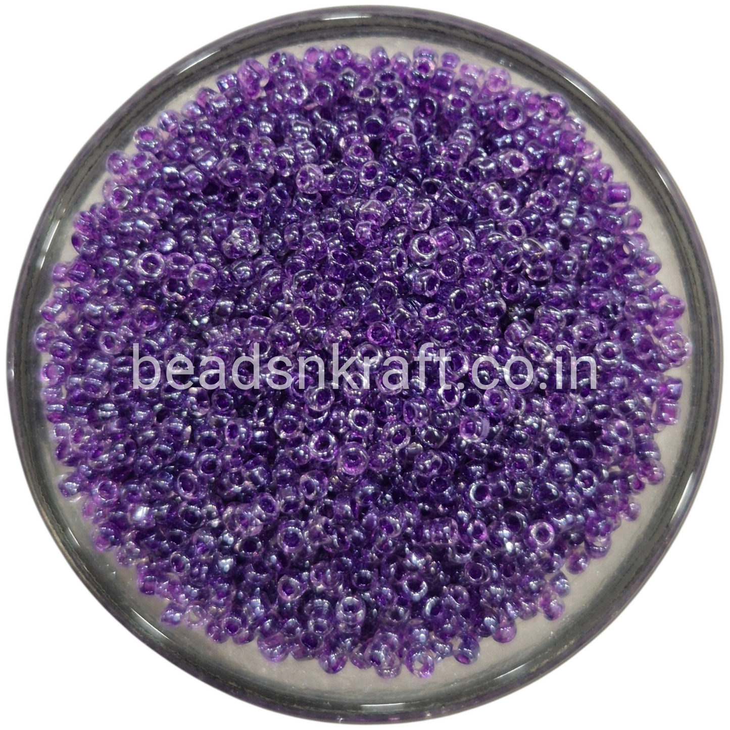 Purple Sugar Beads for Aari Work, Embroidery & Jewelry Making