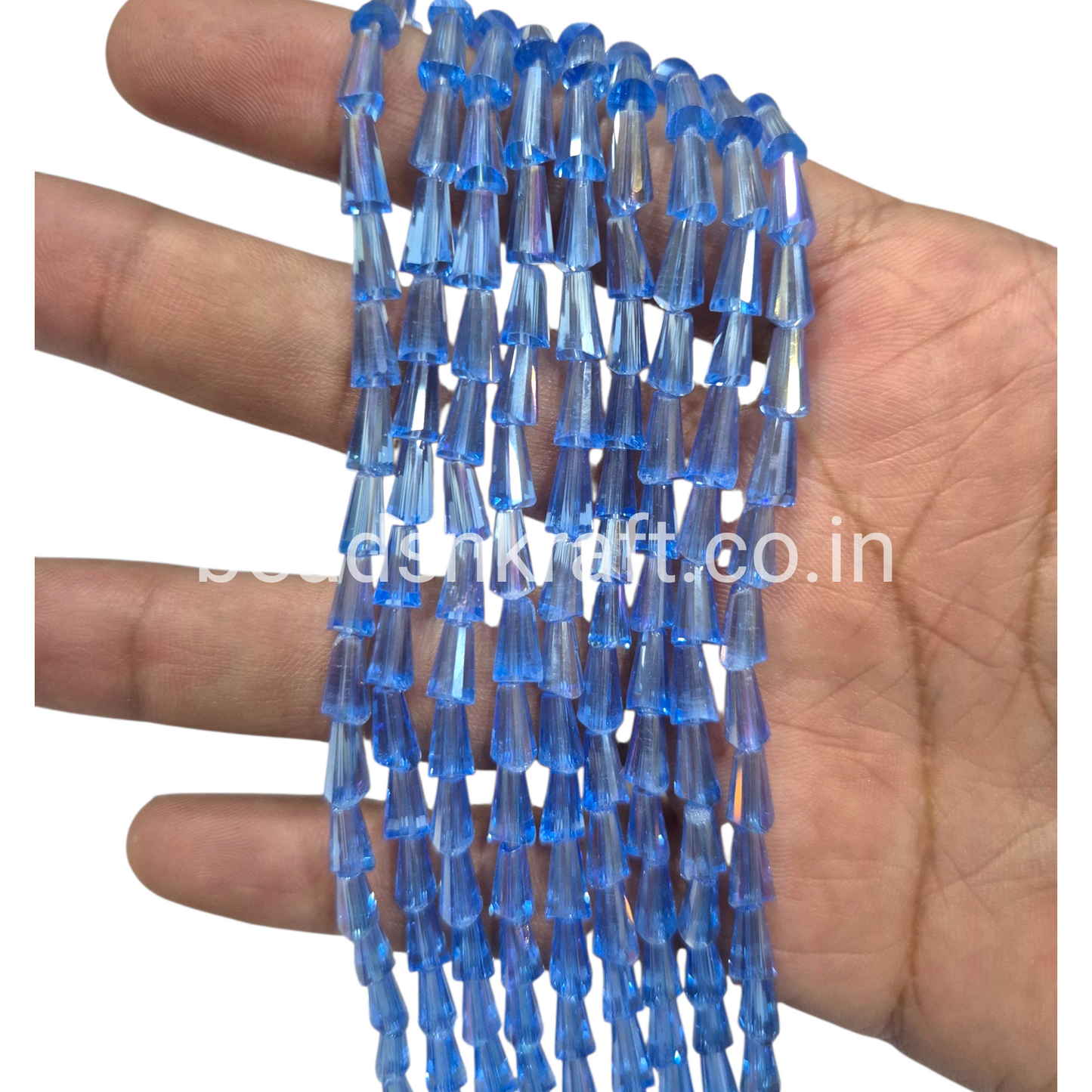 Sky Blue 4x8mm Pencil Crystal
