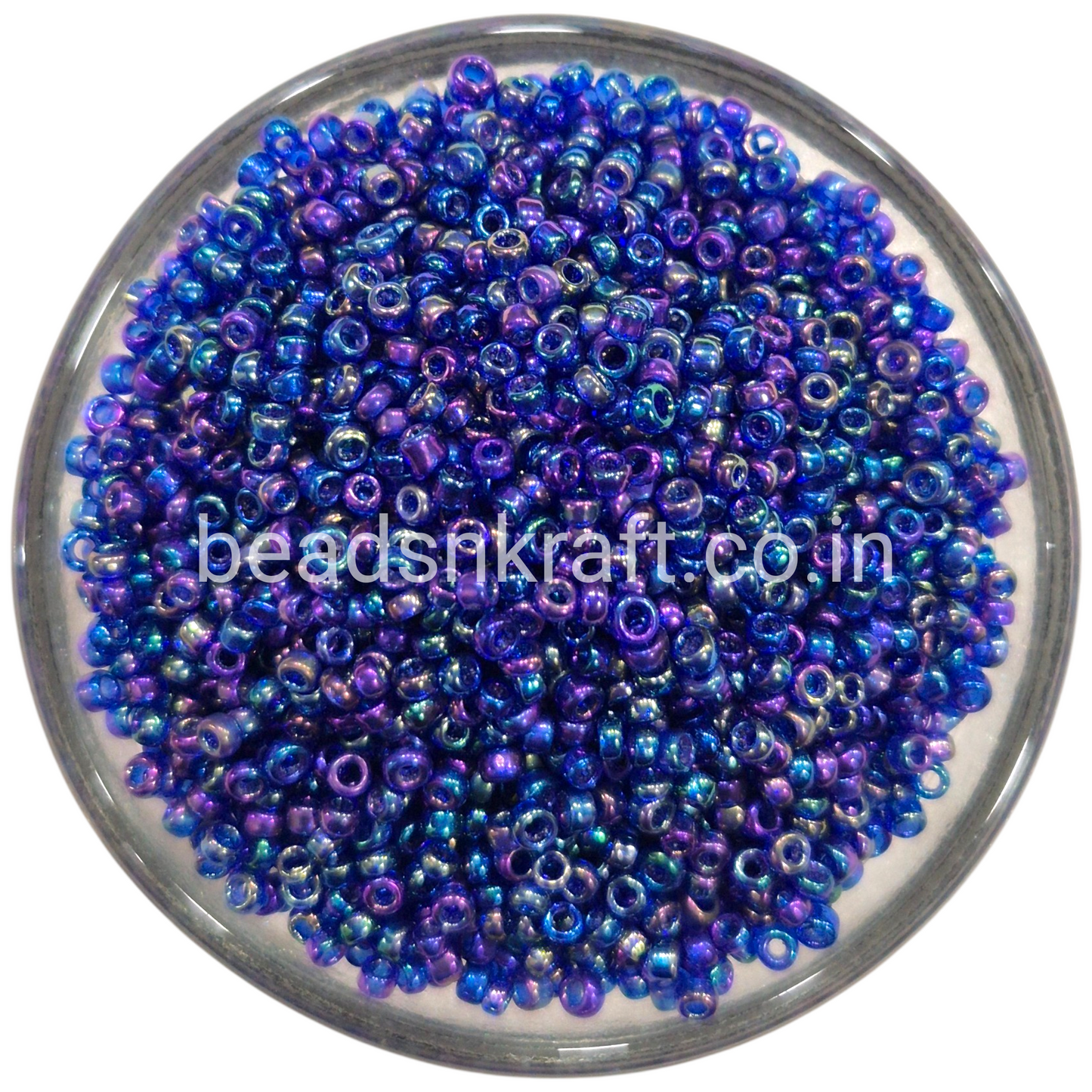Blue Rainbow Sugar Beads
