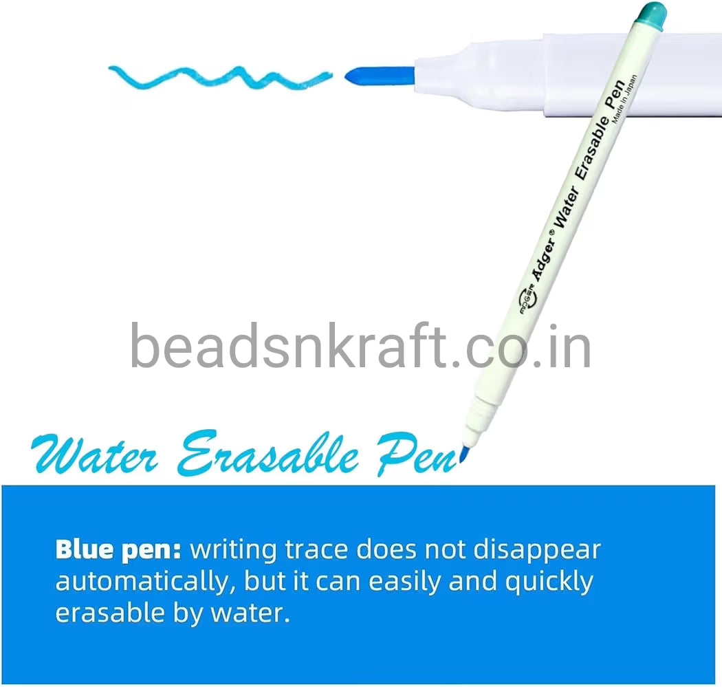 Erasable Pen for Fabric Marking, Embroidery, Sewing & Tailoring